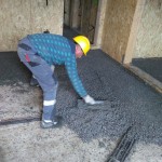 realizzazione massetto a copertura impianti